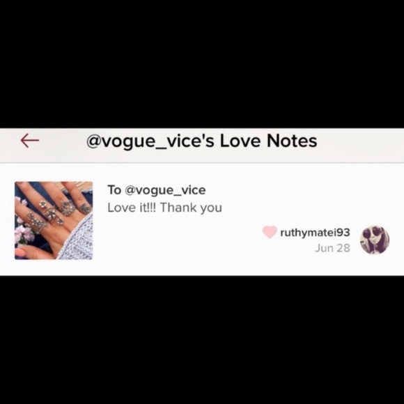 Last set! NWT 4 pc vintage style midi rings - Picture 3 of 5